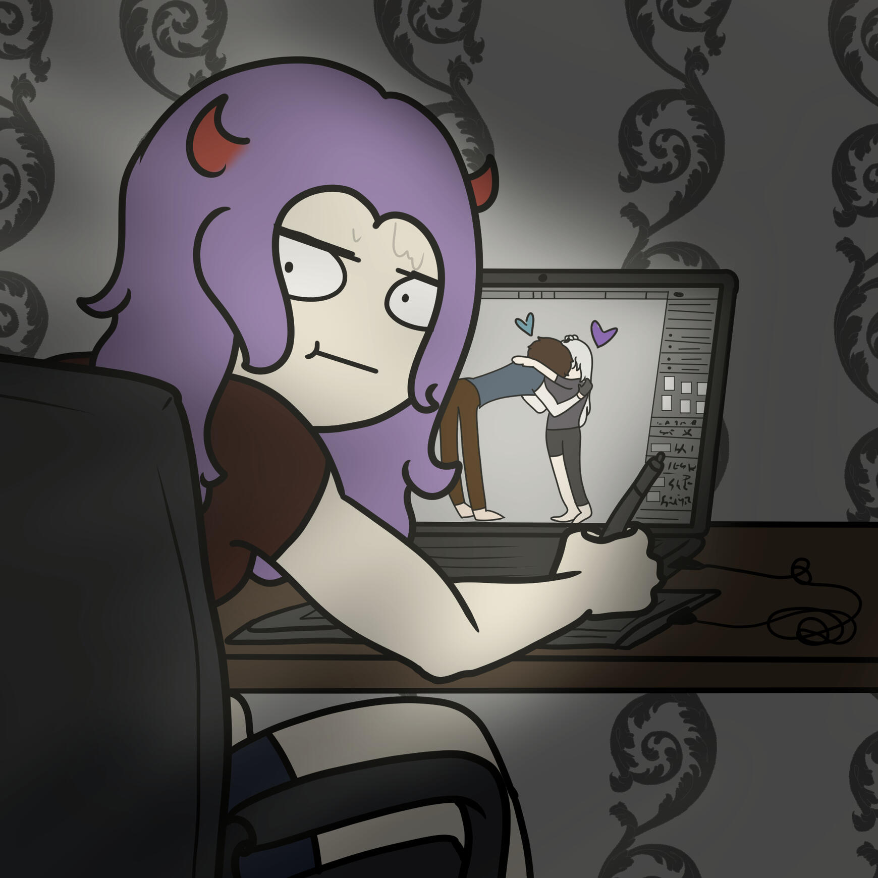 &quot;Caught in 4k making art of my partners&quot; by Nat