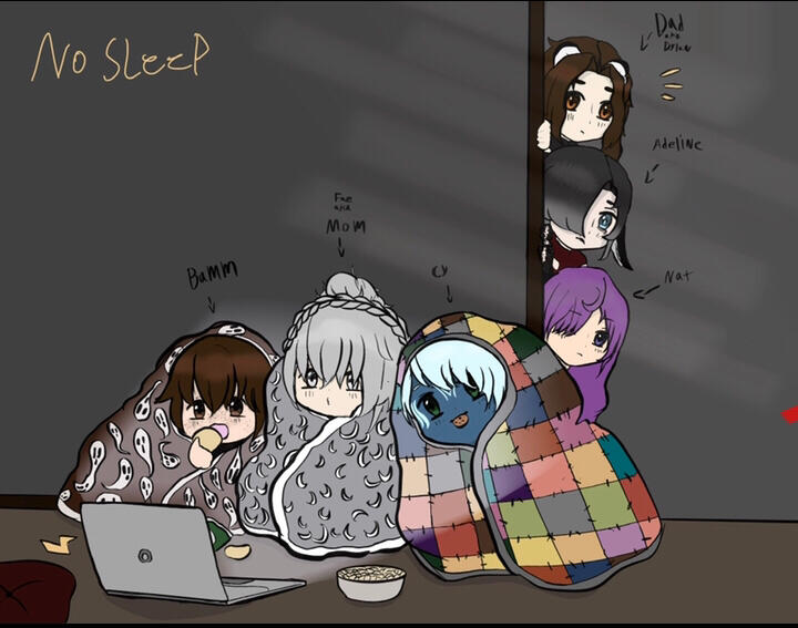 &#39;No Sleep Gaming Night&#39; by AdelineTheMushmoth