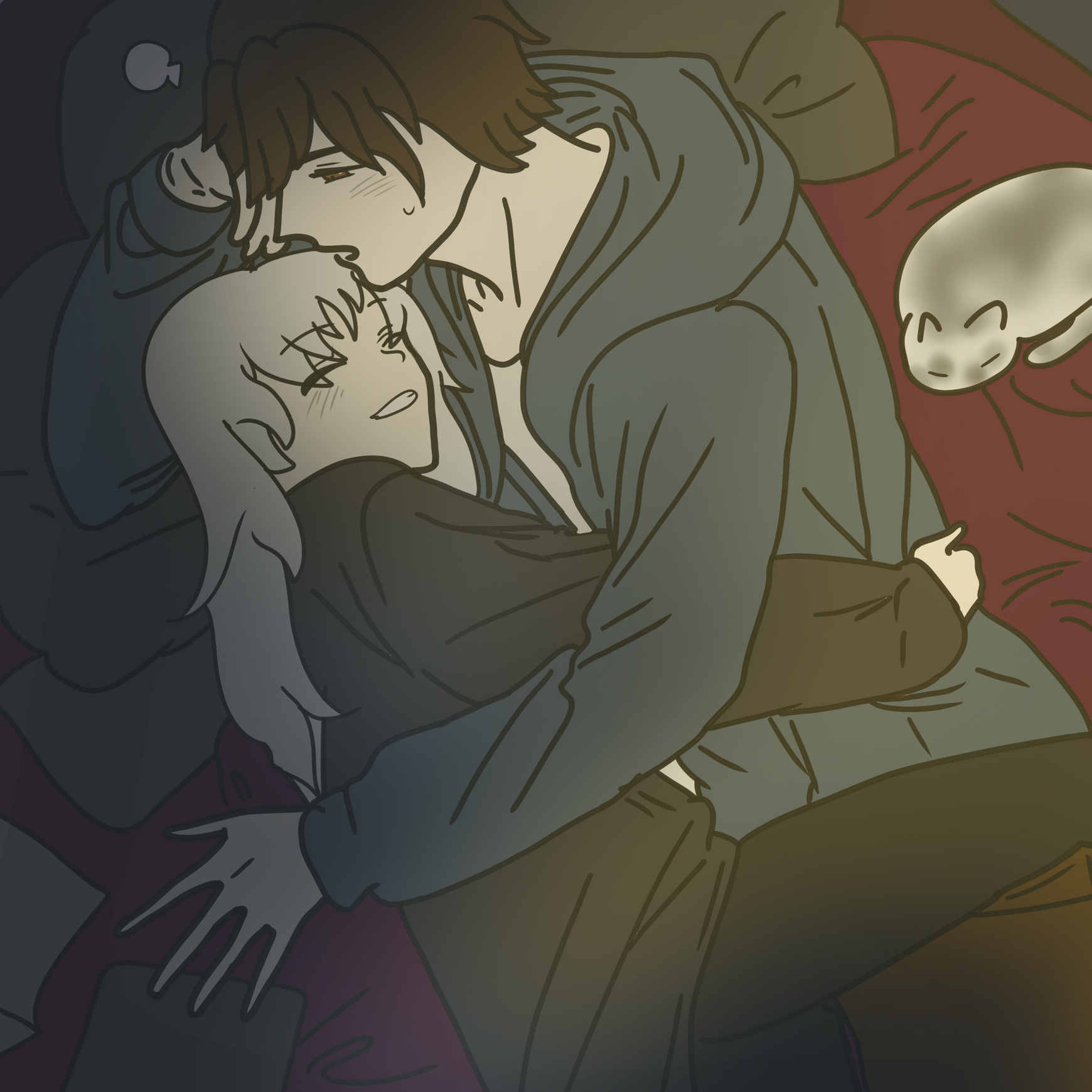 Morning Cuddles by Nat